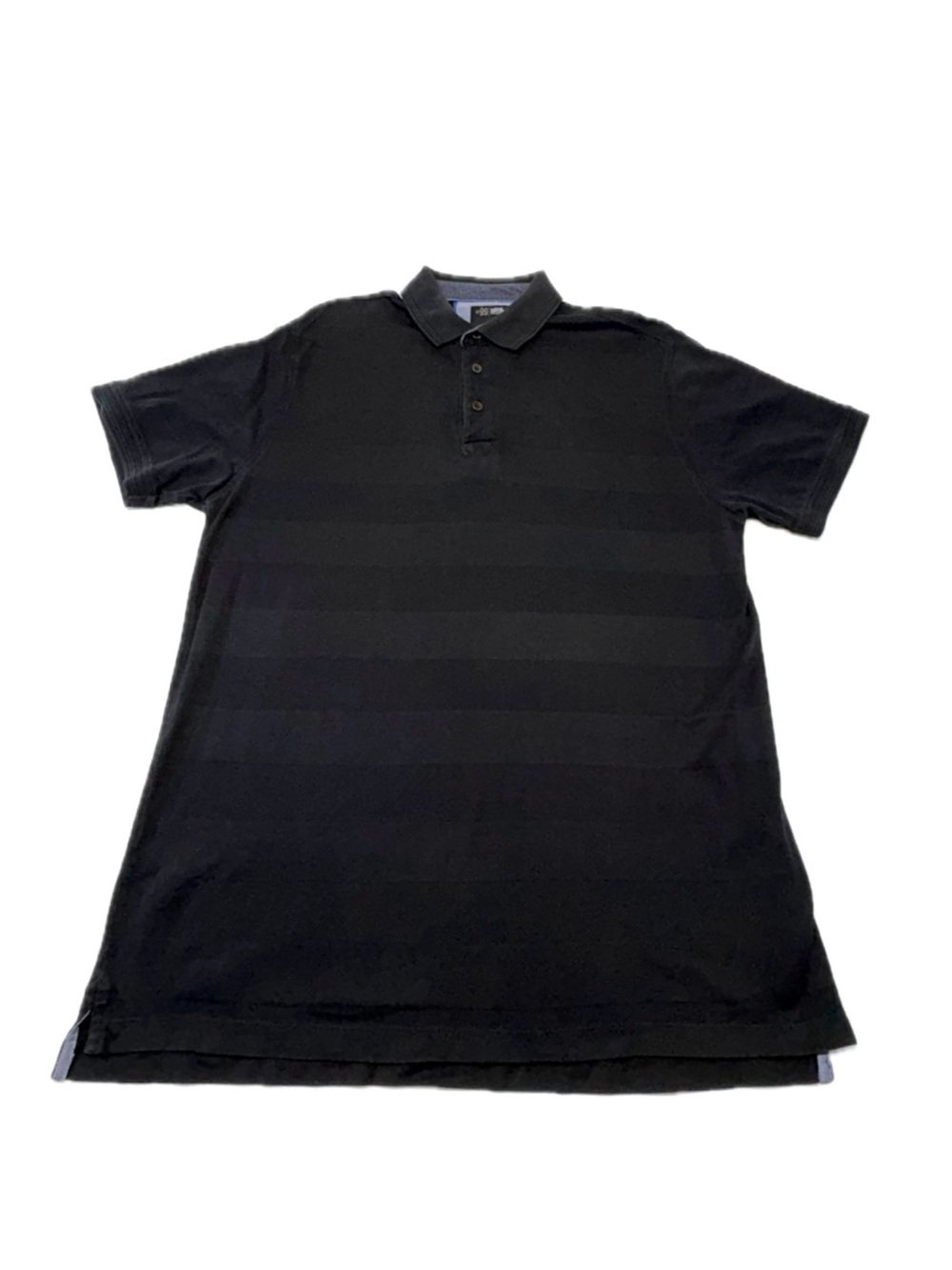 Wayne Gretzky Collection No. 99 Black Striped Polo Shirt - Size Large